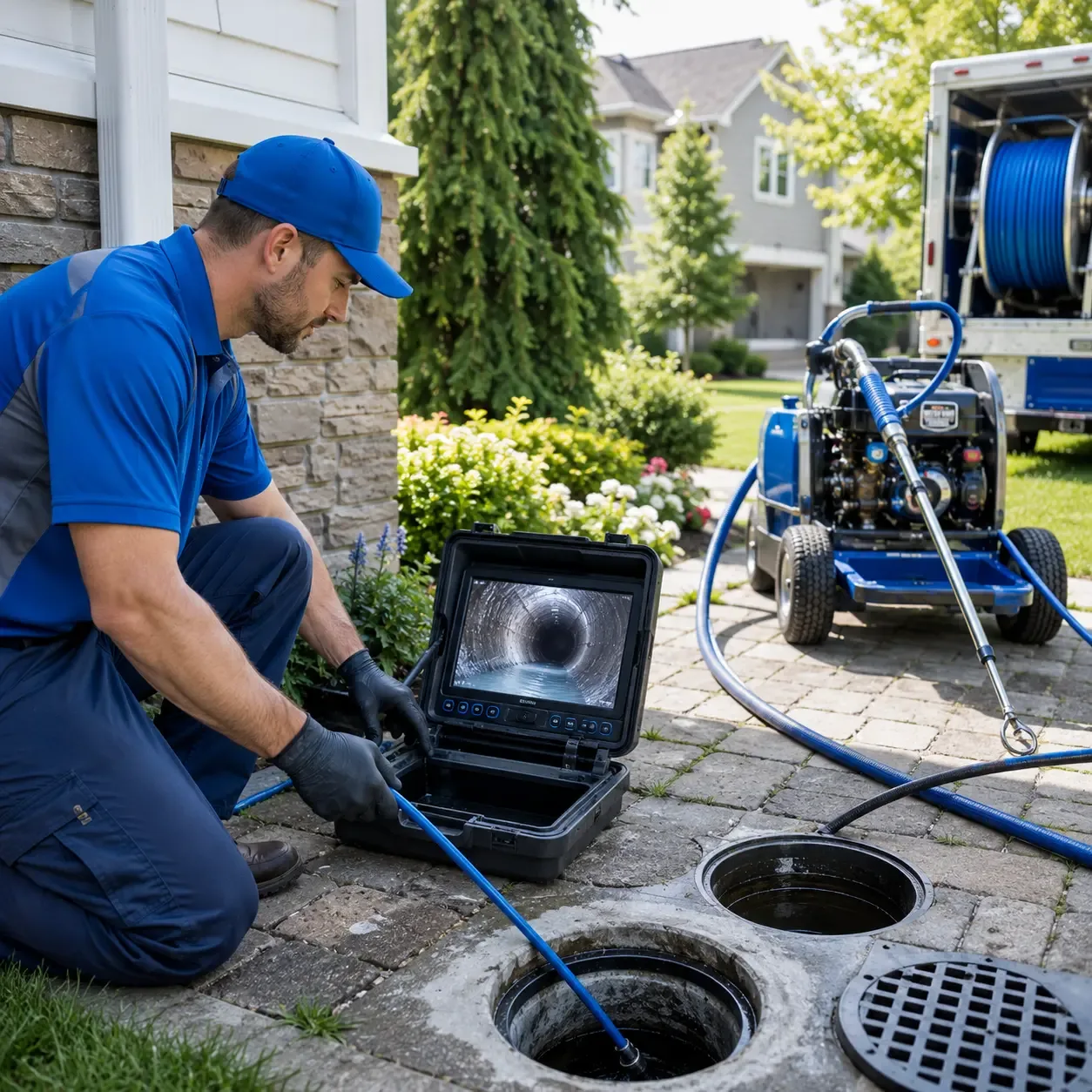 Outdoor drain cleaning professionals serving Tiffin, IA